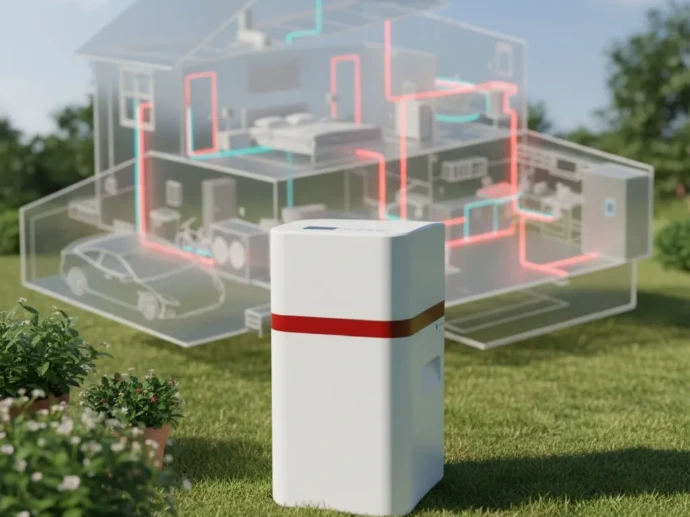 RED whole-house chlorine filter supplying clean, filtered water throughout the entire home. RED whole-house chlorine filter supplying clean, filtered water throughout the entire home.