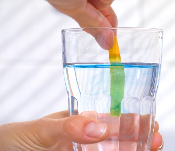 ph test in water