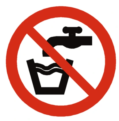 boil water notices, signal for not drinking tap water