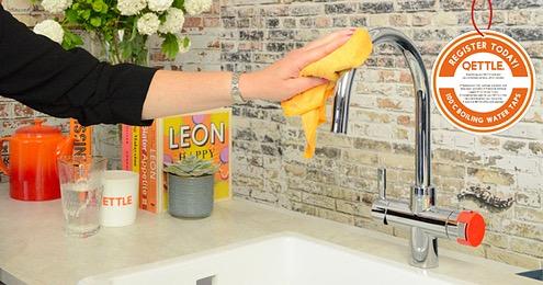 Replace QETTLE filter cartridges twice a year at home for fresh, clean water and optimal performance.