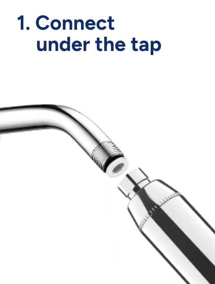 Easy tap connection with year-long cartridge supply.