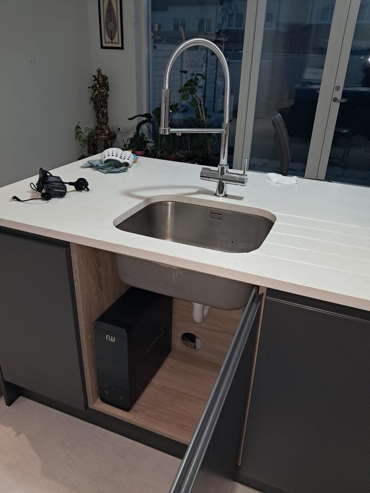 ArkkZ reverse osmosis filtration system giving Irish households ultra-clean drinking water.