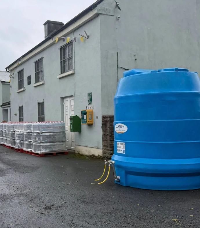 boil water notice in Tipperary, bottled water, water tank