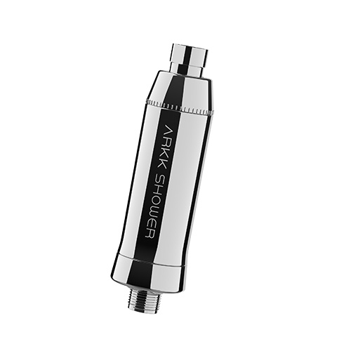 Renewell Water ark shower filter reduces limescale and chlorine from your tap water