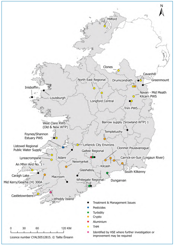 Supplies on Remedial Action List by category at the end of 2025 Supplies on Remedial Action List by category at the end of 2025