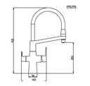 Osaka Tri Flow Filter Tap (3-Way Tap)