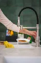 QETTLE Signature Modern Rinse Spout Steel Dirty Plates 5.webp