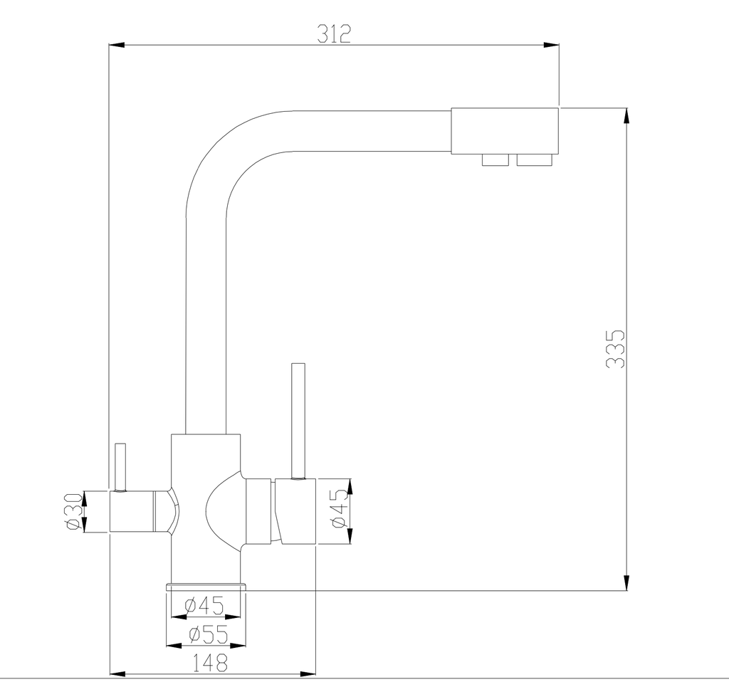 Doolin Tri Flow Tap