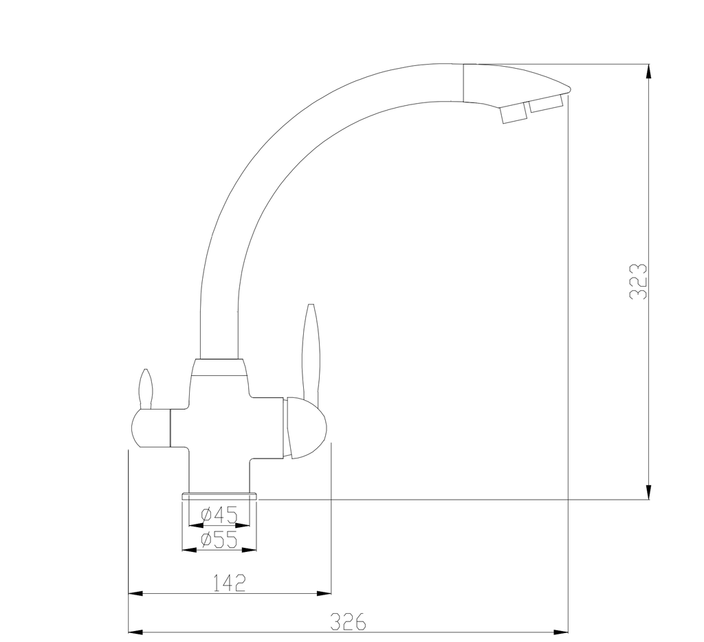 OSLO TRI FLOW TAP