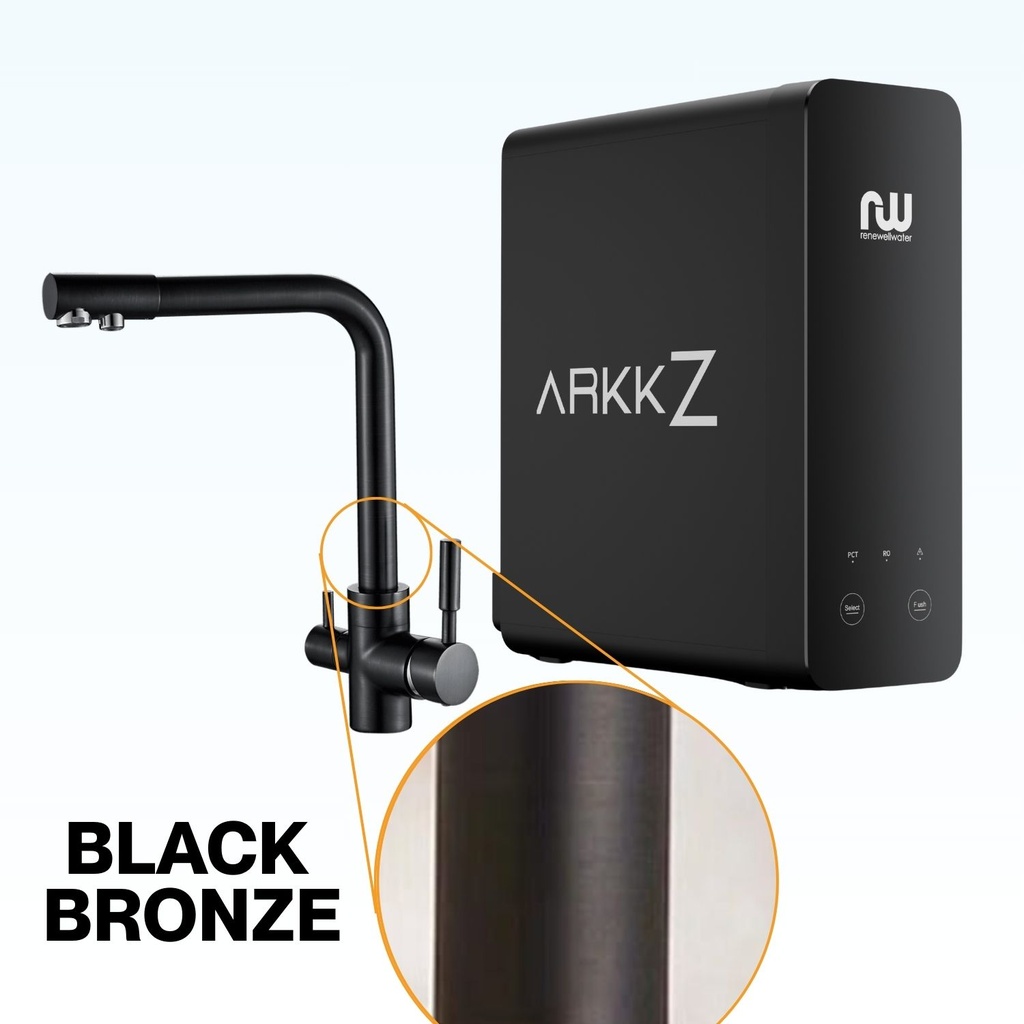 ArkkZ + Doolin Black Bronze Tri-Flow Tap