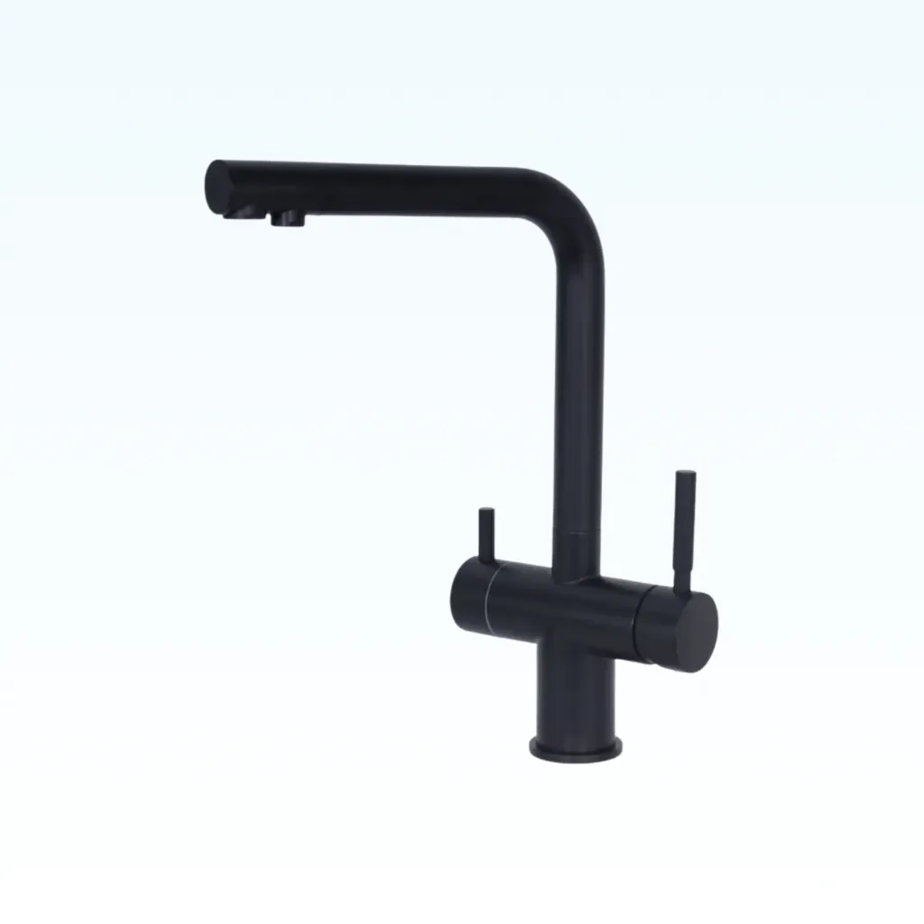 [DG-S3309-MB] New Doolin Tri Flow Kitchen Tap | Dual Lever 3-way Tap | Filter Compatible (Matte Black)