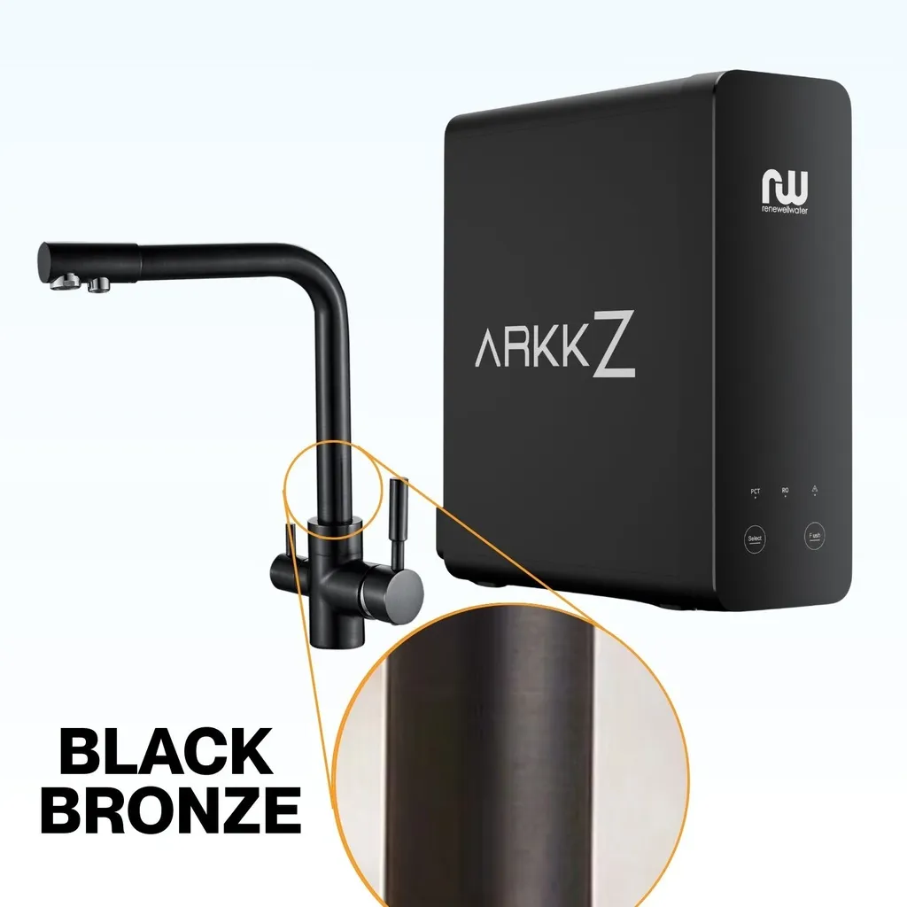 ArkkZ + Doolin Black Bronze Tri-Flow Tap