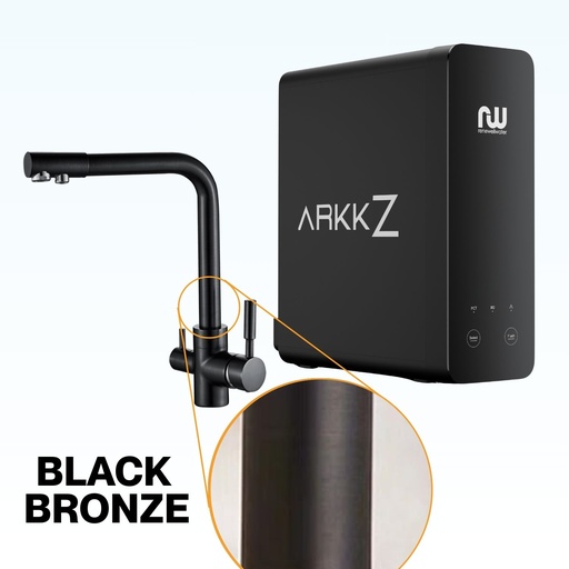 ArkkZ + Doolin Black Bronze Tri-Flow Tap