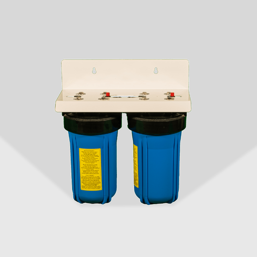 [LS-BB102 Dual Big Blue] Chemical & Sediment  Whole House Filtration