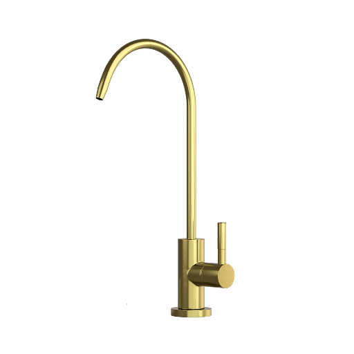 [1 Way RO Faucet Gold] Single Lever Tap (Gold)