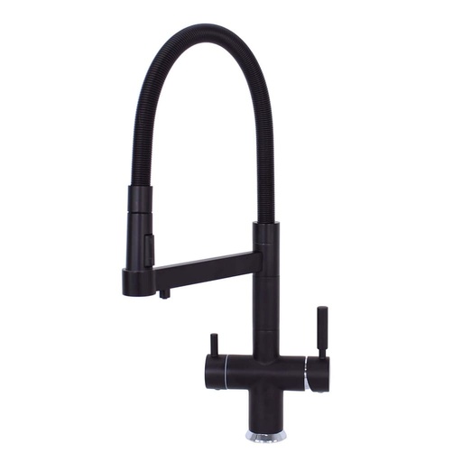 New Rio Tri Flow Kitchen Tap | 3-Way Tap with Pull-Down Sprayer | Works with Water Filters Systems